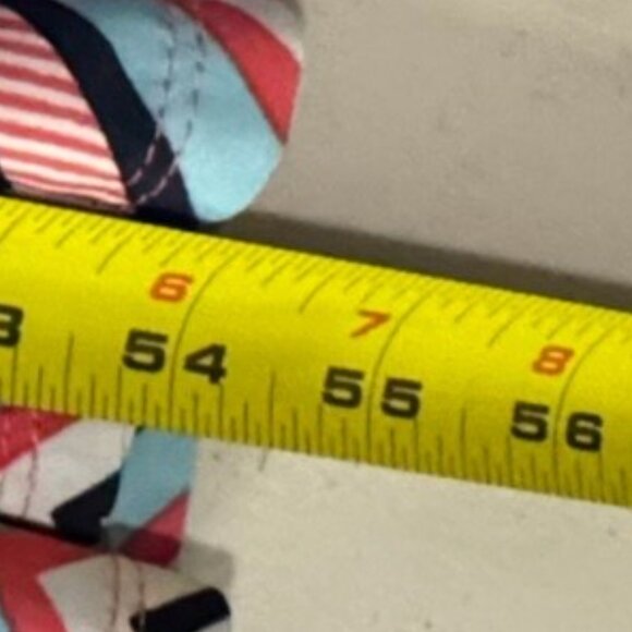 Relaxx Boho Geometric Pink Blue Maxi Dress Chevron Hem  Kimono Sleeves 2XL - Picture 8 of 9